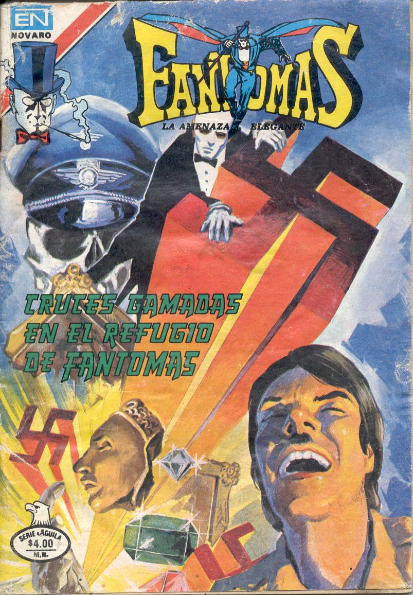 Swastikas in Fantomas's refuge cover