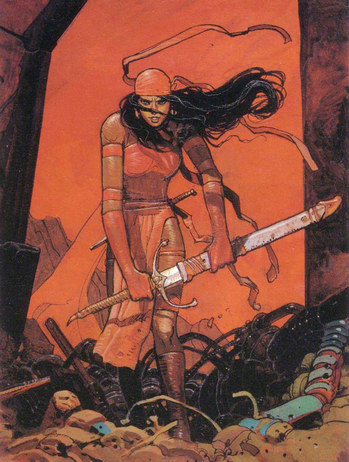 Elektra by Moebius
