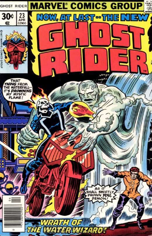 Ghost Rider 23 cover by Jack Kirby