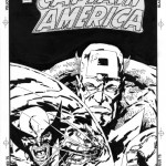 Captain America reprints unpublished cover