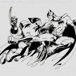 Wolverine vs Batman by Mike Wieringo